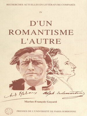 cover image of D'un romantisme l'autre